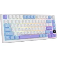 Клавиатура Royal Kludge RK-M75 RGB Taro Milk (RK Silver) фото 3